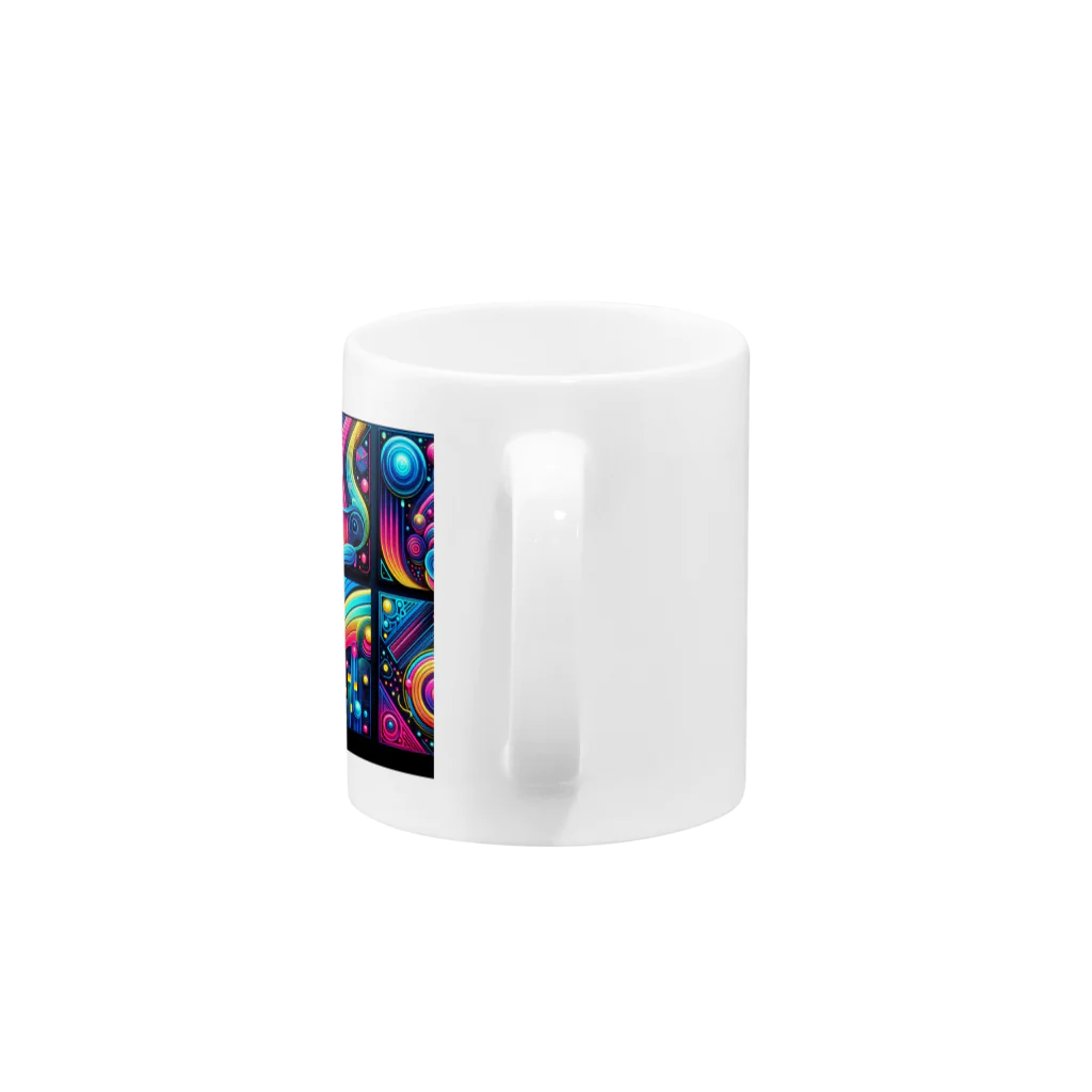 saoc11039の幾何学的なデザイン Mug :handle