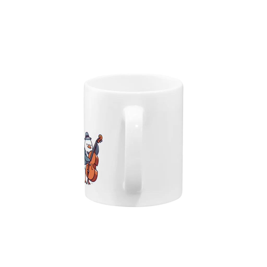 lblのカモメのジャズバンド Mug :handle