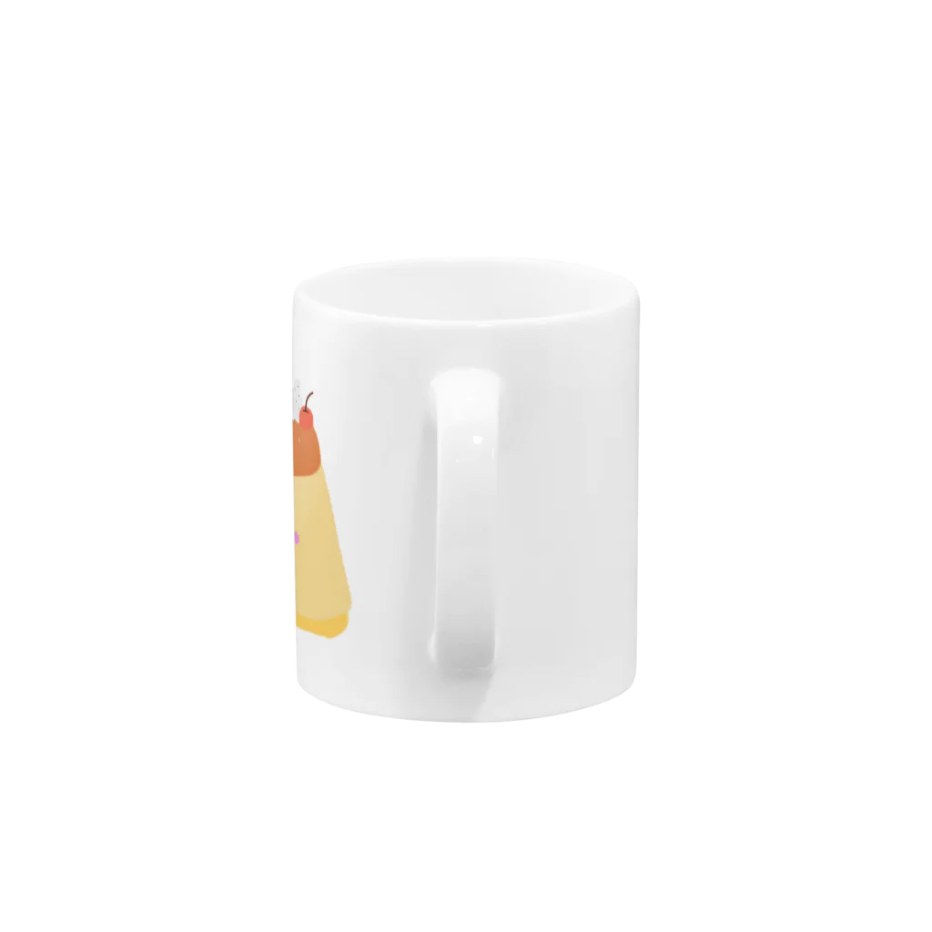 おやっこ画伯のプーリン Mug :handle