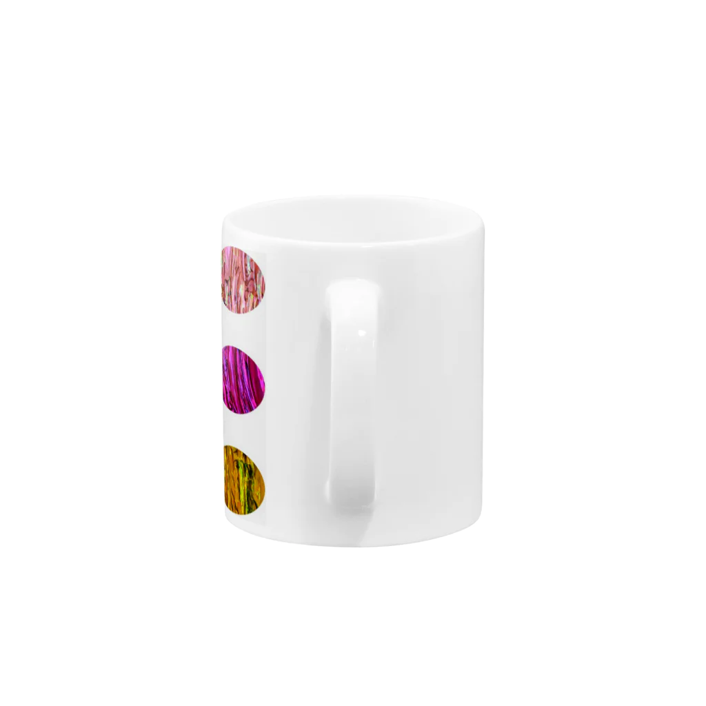 yurisacinの迷彩柄（１４)　横 Mug :handle