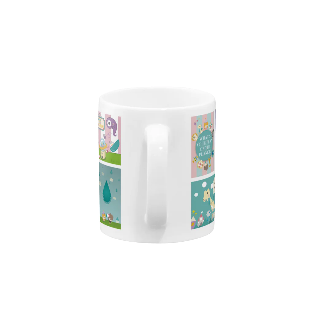 エスネス ノモックの「HAVE A MIRACLE YOUR LIFE」 Mug :handle
