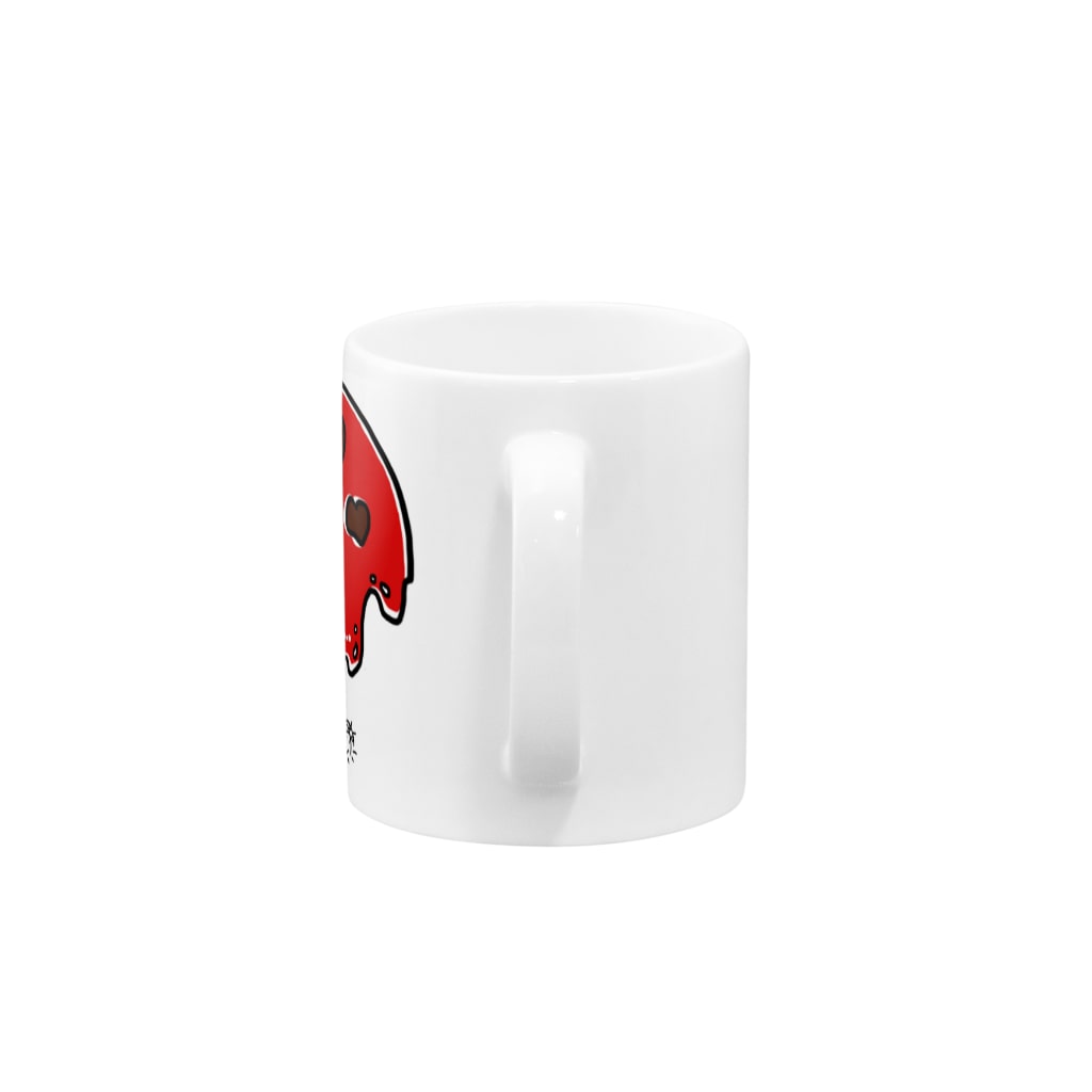 Ladybugcolorのビターチョコテントウ Mug :handle