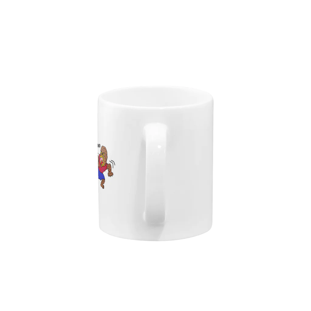 くまごんたのゴリのサッカー Mug :handle