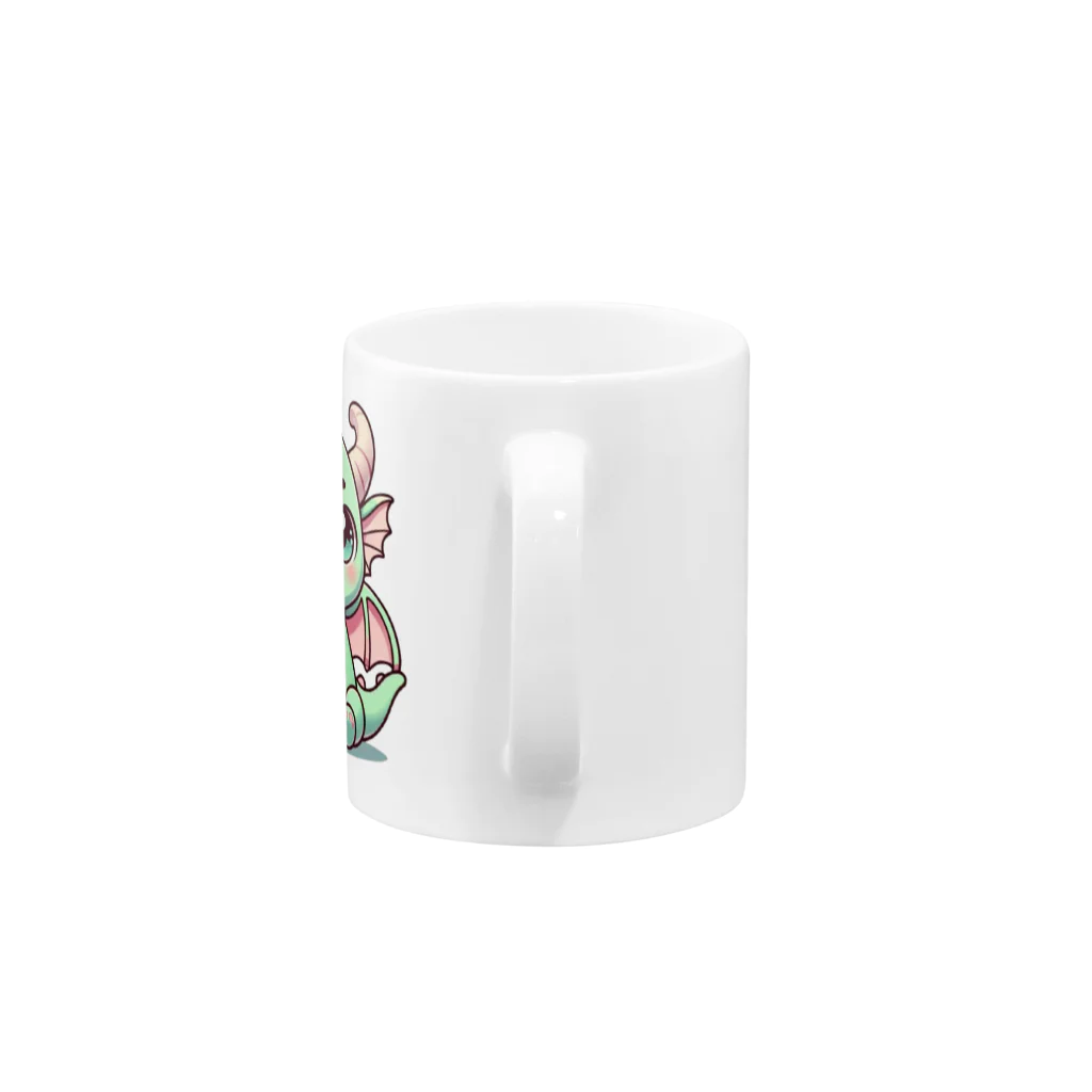 mamu2024のどらちゃん Mug :handle