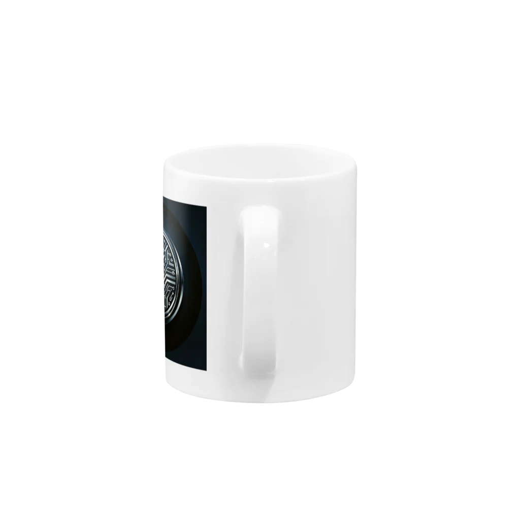 デザインファッションハウスのサイバーグリッドテクノロジー Mug :handle