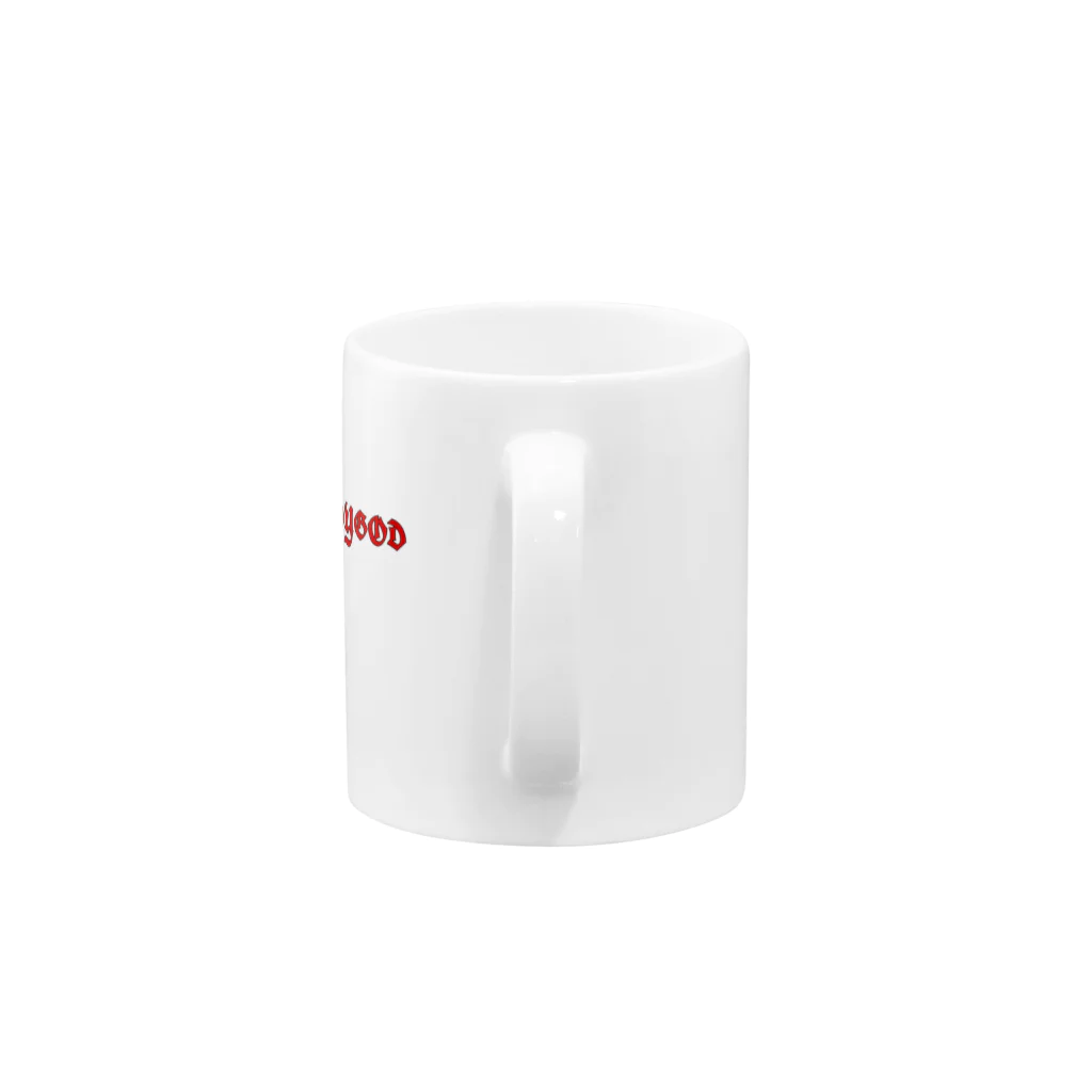 死死死=Dead By DeaDeadのAKKEMOODYGOD (Name Logo) Mug :handle