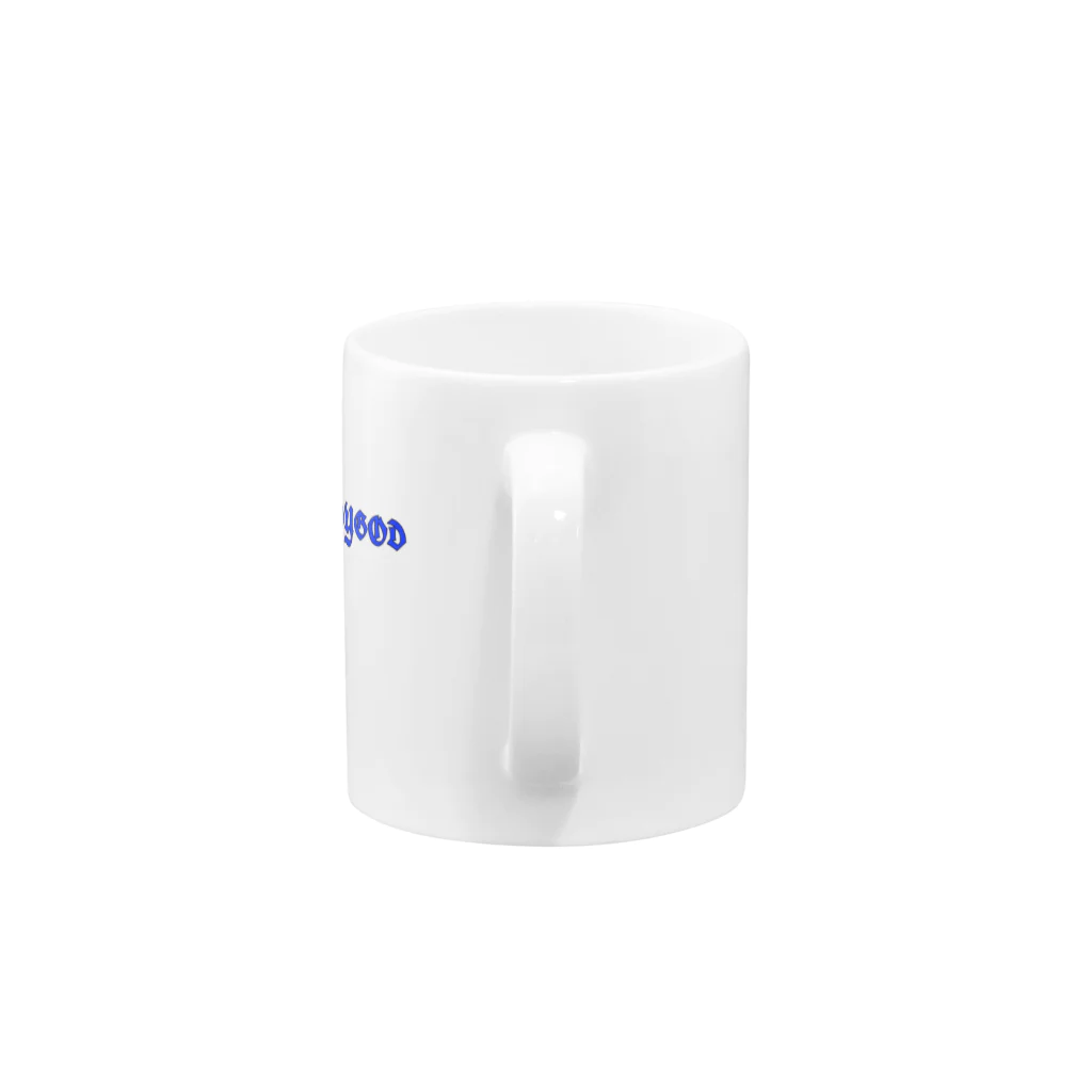 死死死=Dead By DeaDeadのAKKEMOODYGOD (Name Logo2) Mug :handle