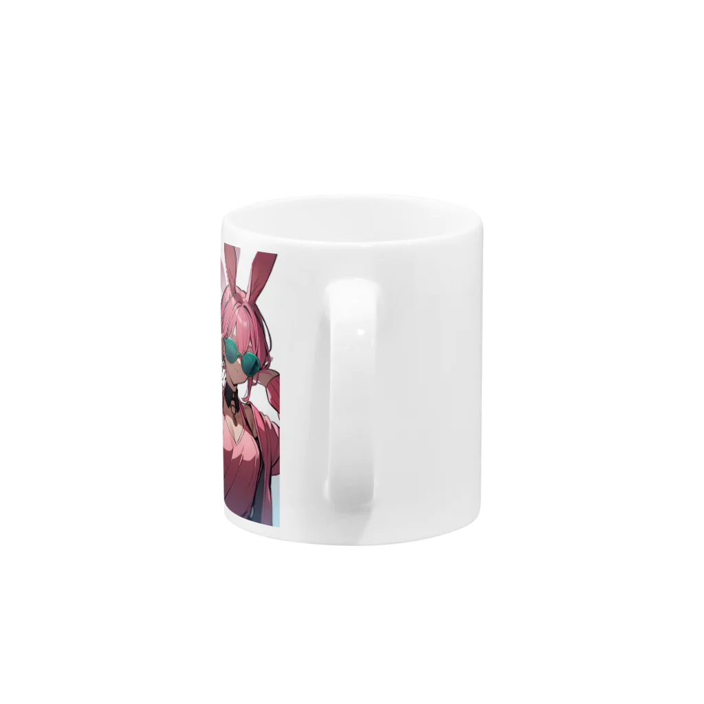 manathubiのルナ Mug :handle