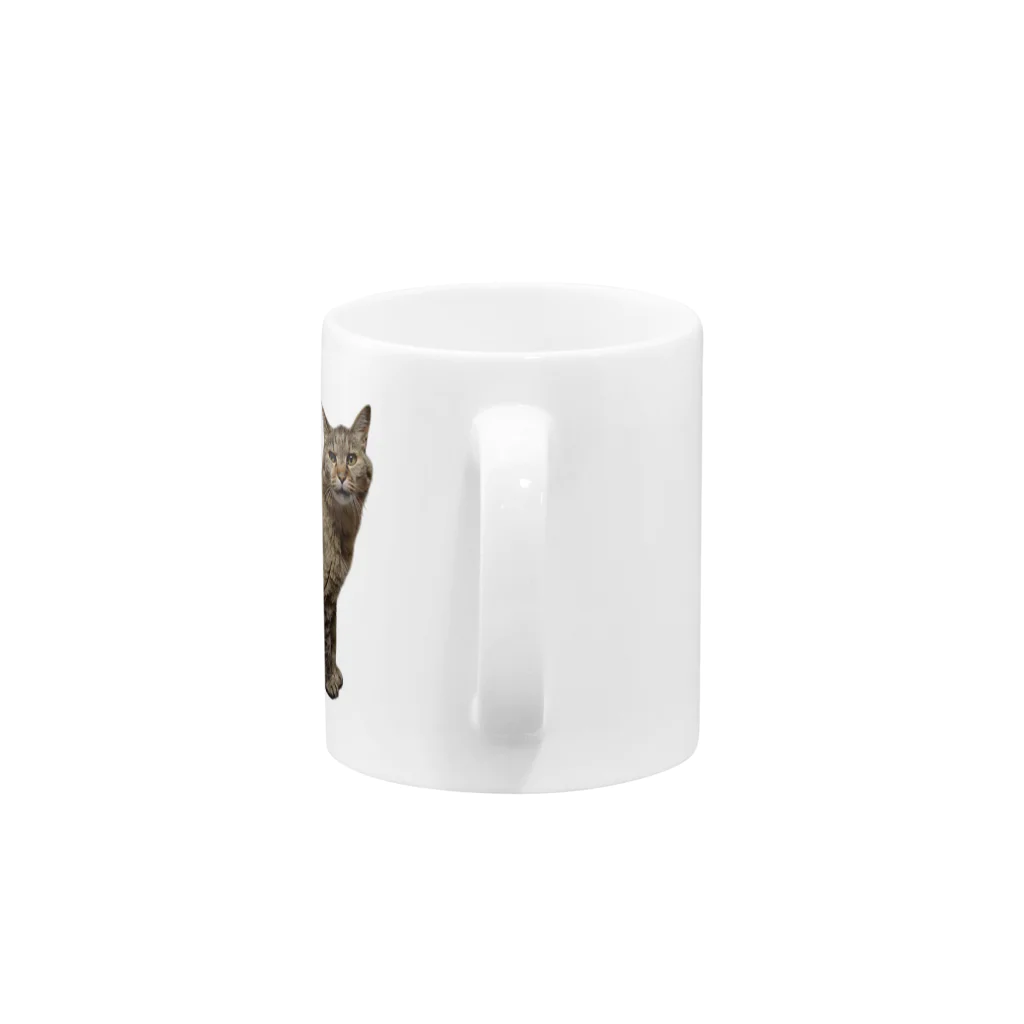 クリスタの保護猫 ポポちゃん Mug :handle