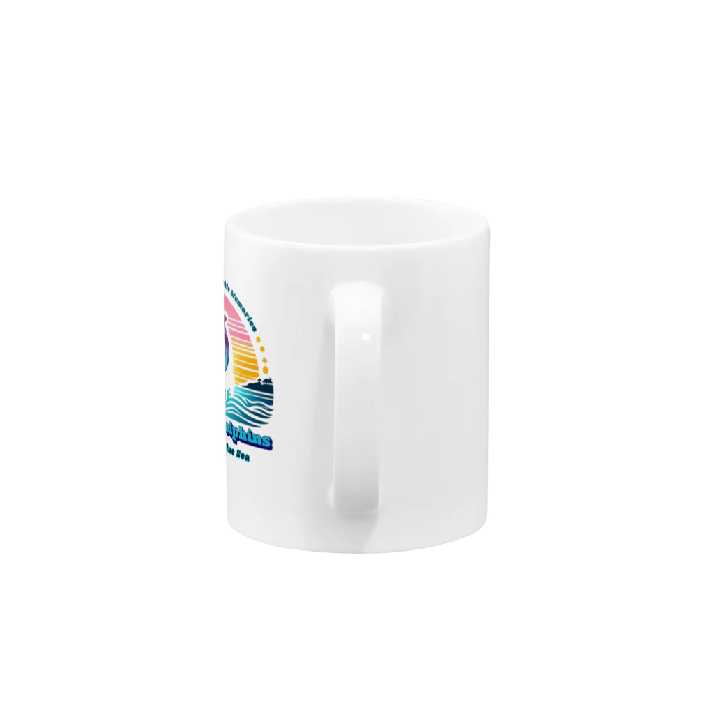 H.webPのAmaxsa天草の海-Dolphins Mug :handle