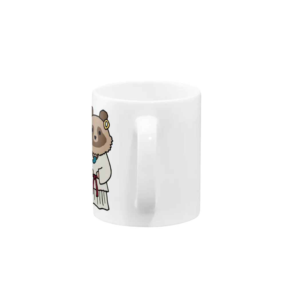 tanuki_msの古墳時代タヌキ Mug :handle