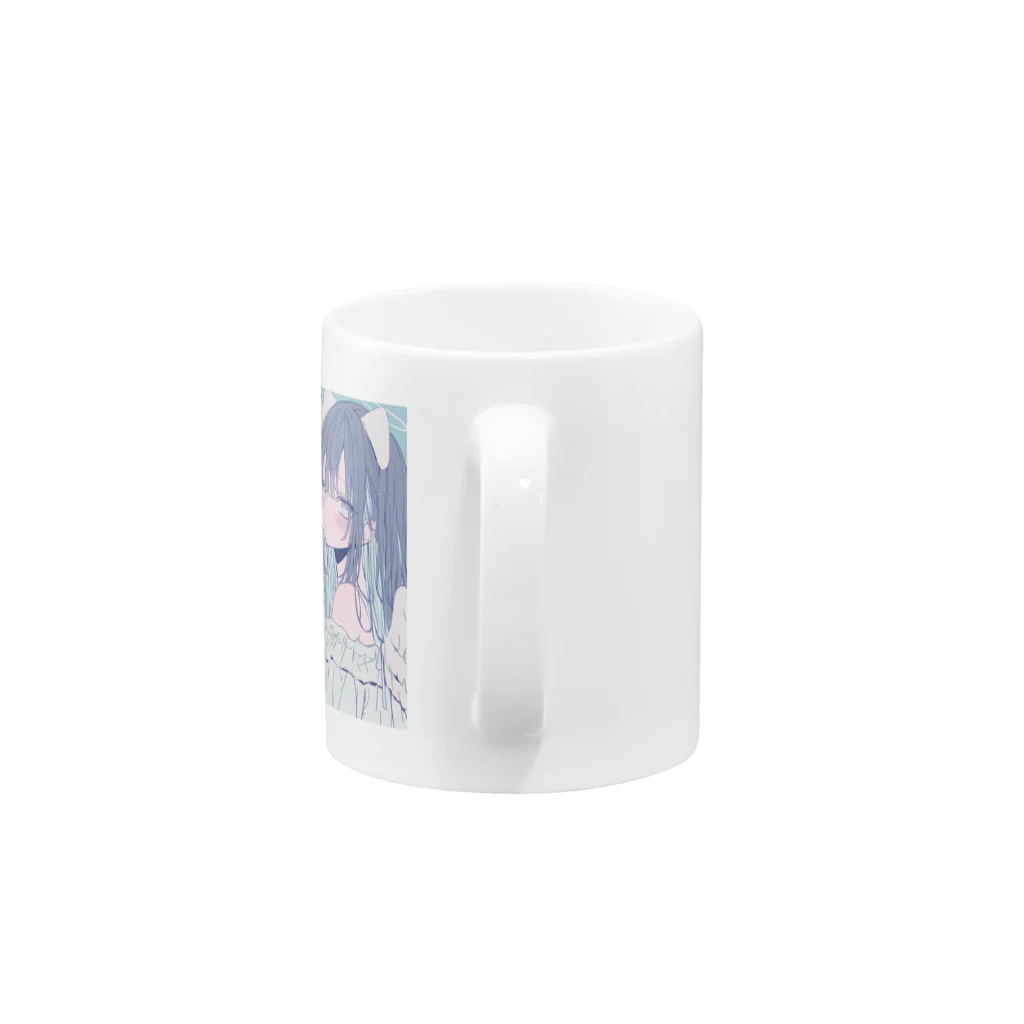 紅茶と砂糖と魔法の家の深海ちゃん Mug :handle