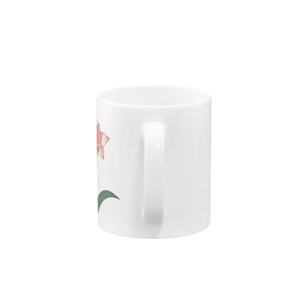 RetrowaveFlowerのRetrowaveFlower-アマリリス- Mug :handle