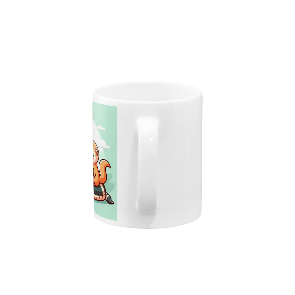 春薫杜のグースとコッピー Mug :handle