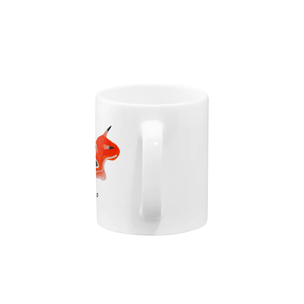 uouo の赤べこウミウシ Mug :handle