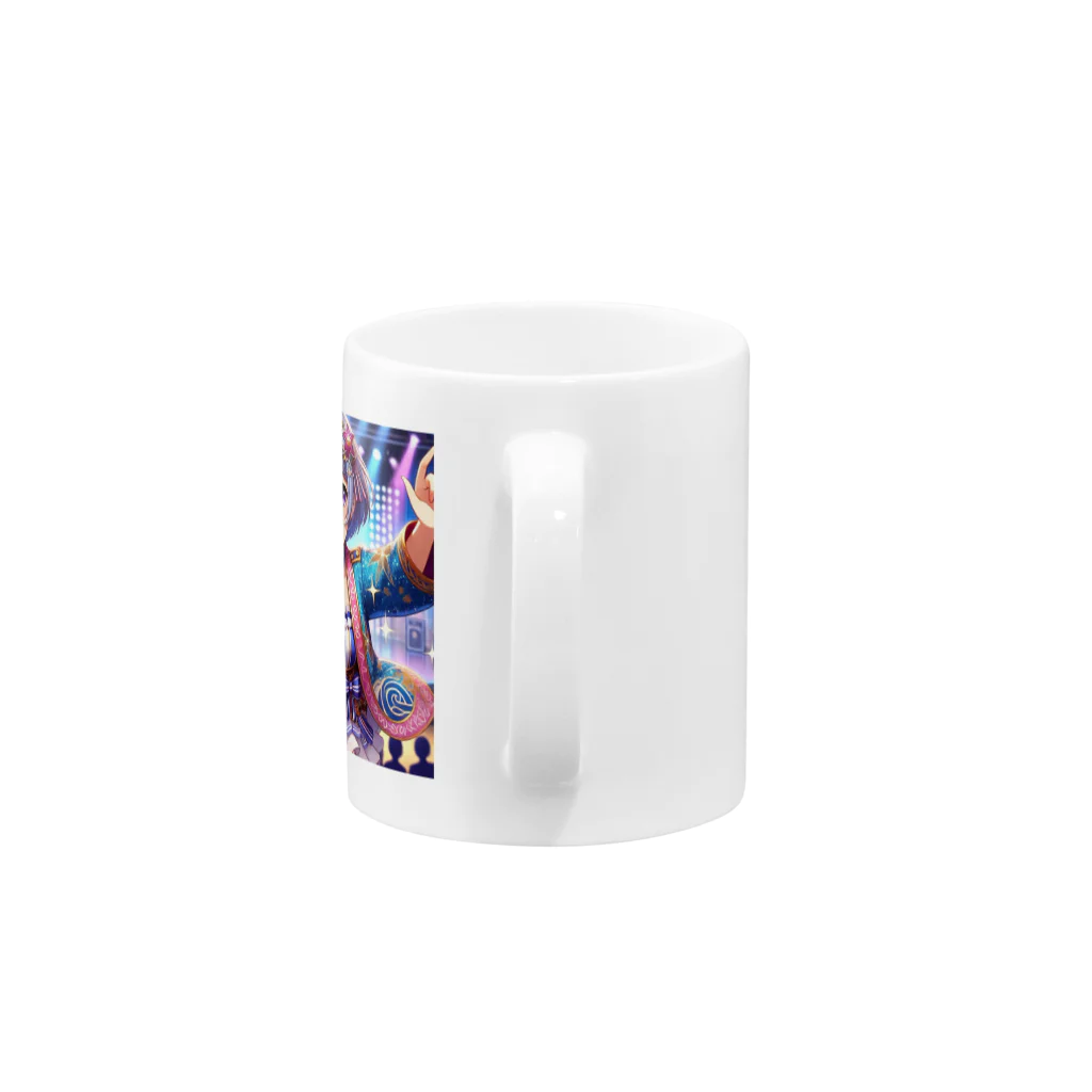 NAAMTのアイドルハナビのグリッターステージジャケット Mug :handle