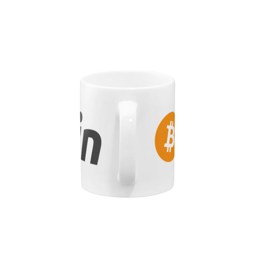 OWLCOIN ショップのBitcoin ビットコイン Mug :handle