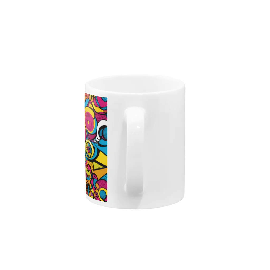 8890のポップアート Mug :handle