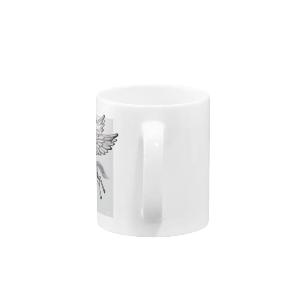 echicaのI am “wing” Mug :handle