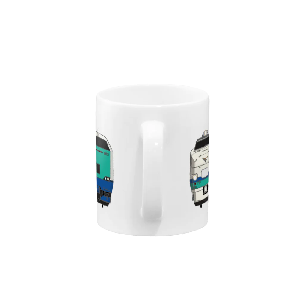 sushima_graphical_trains / SHI-DEの上沼垂姉妹 Mug :handle