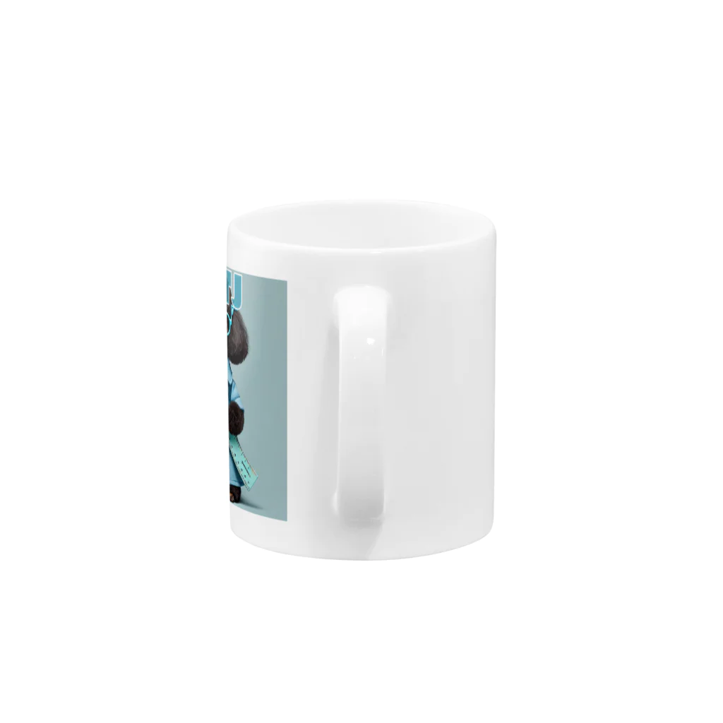 MsArtShopのESTJのトイプードル Mug :handle