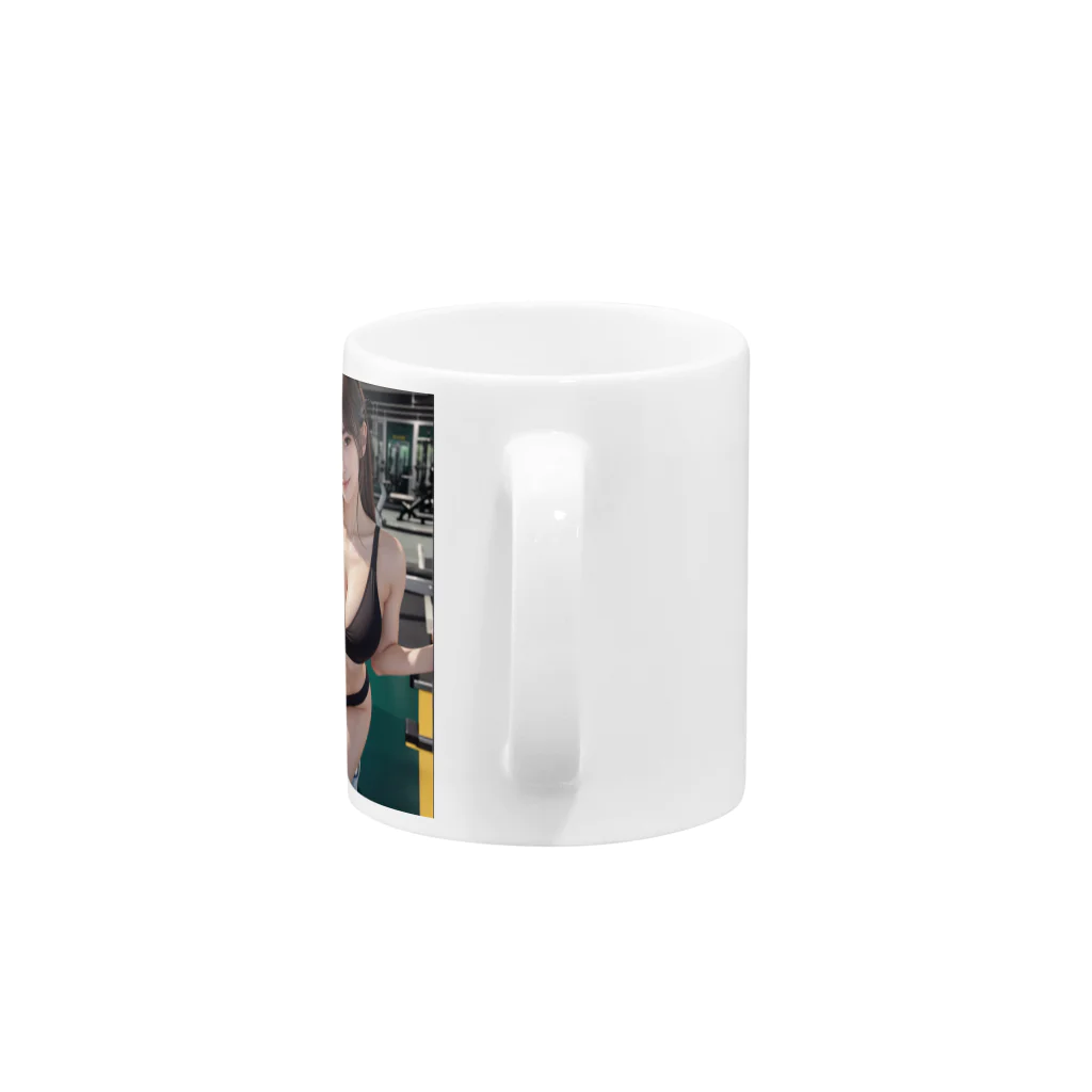 kura111のスポーツ女子 Mug :handle