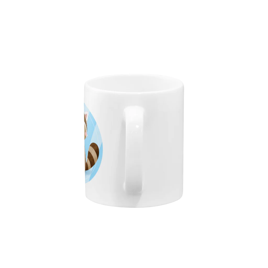 Heatfull_SOYOKAZEのシュワシュワでおいしい！レッサーパンダくん Mug :handle