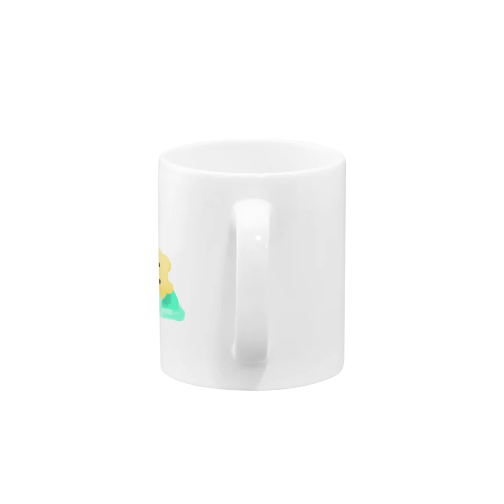 テレパシーズー犬のTeikiatsu 低気圧 Mug :handle