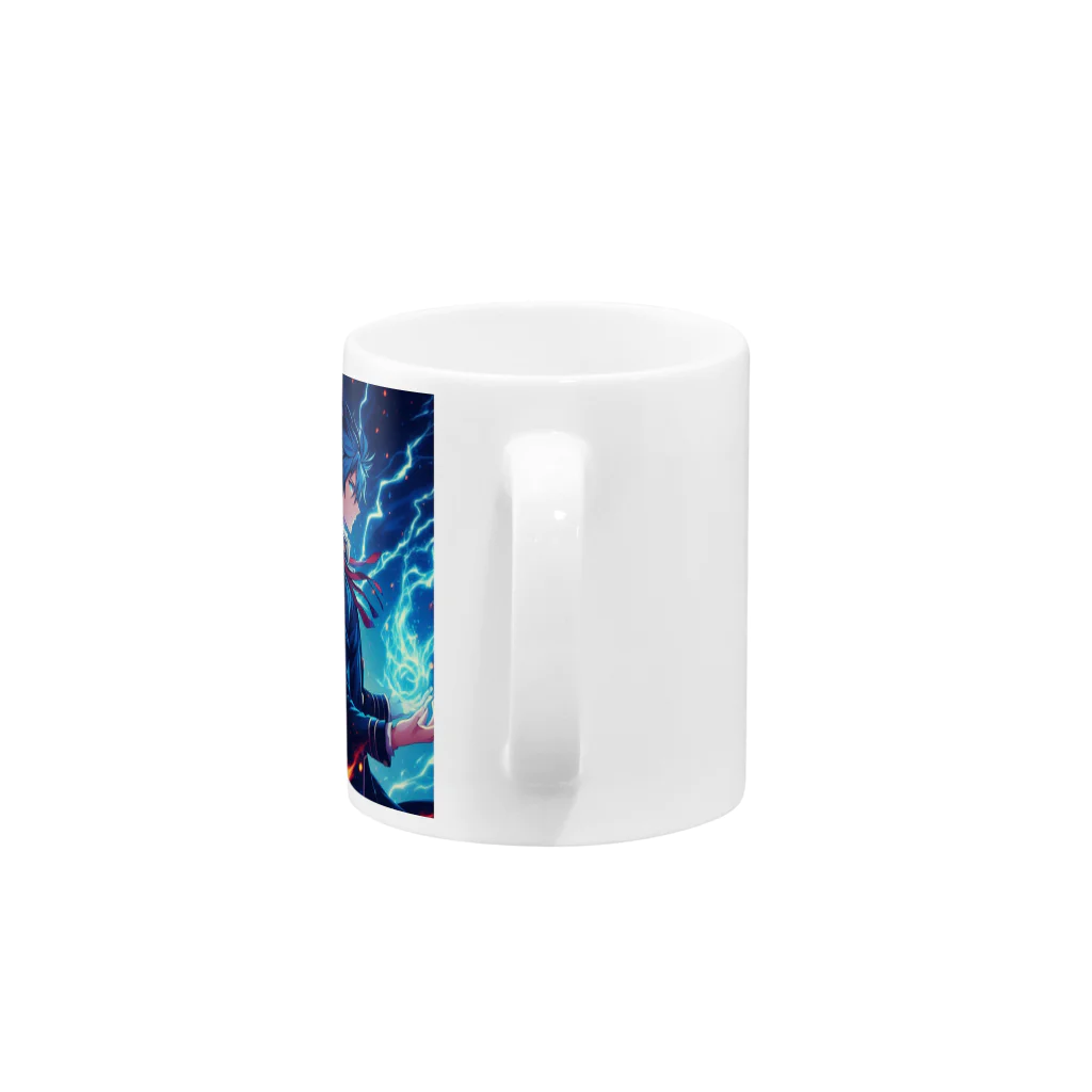 hypergoの炎の使い手炎煌と雷の使い手雷仁 Mug :handle