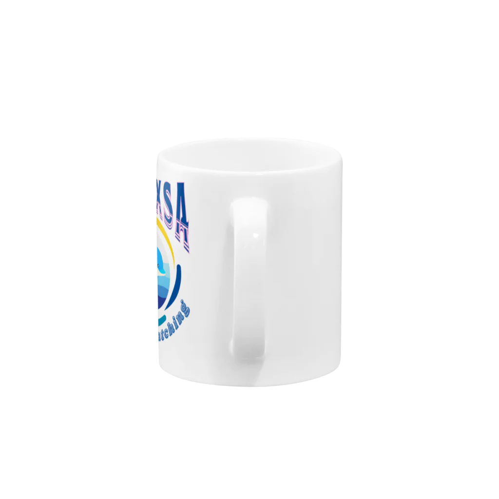 H.webPのAmaxsaイルカウォッチング-wave Mug :handle