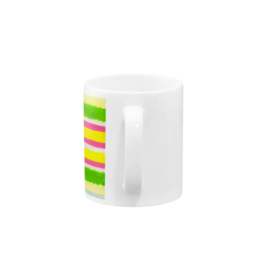 Ruesiii Fika(ﾙｰｼｰ ﾌｨｰｶ）のH・E・L サンドウィッチ Mug :handle