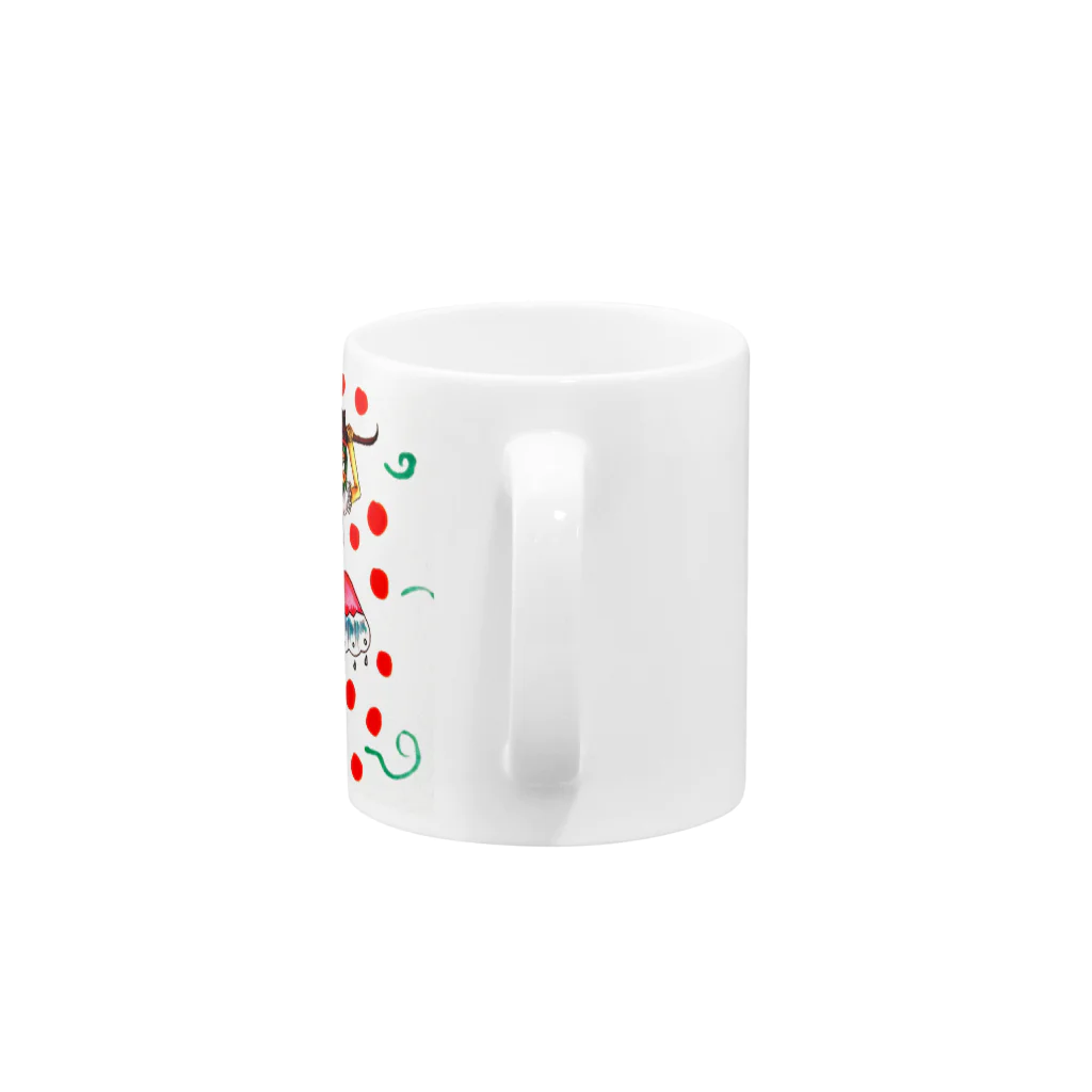 タパイ屋の水玉テテ Mug :handle