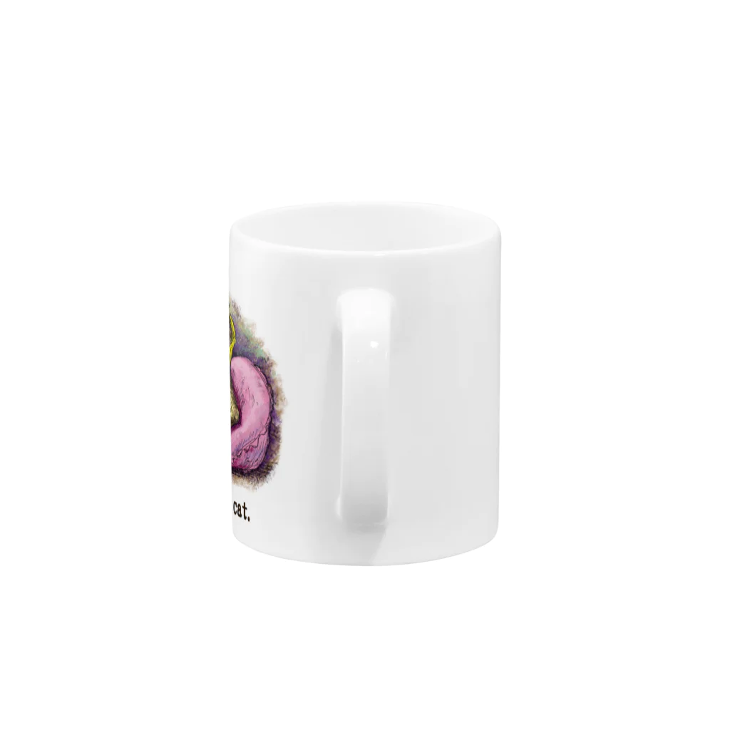 ponsukeのエリザベスCAT Mug :handle