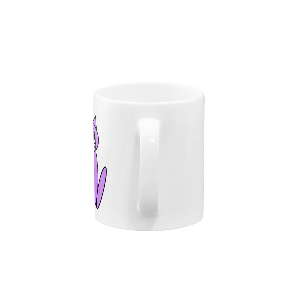 usi-festのキャッツパープル Mug :handle