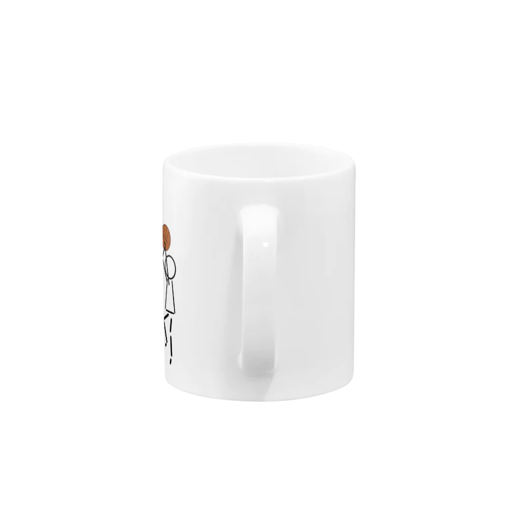 Youth_Youngsのシュールなバスケくん Mug :handle