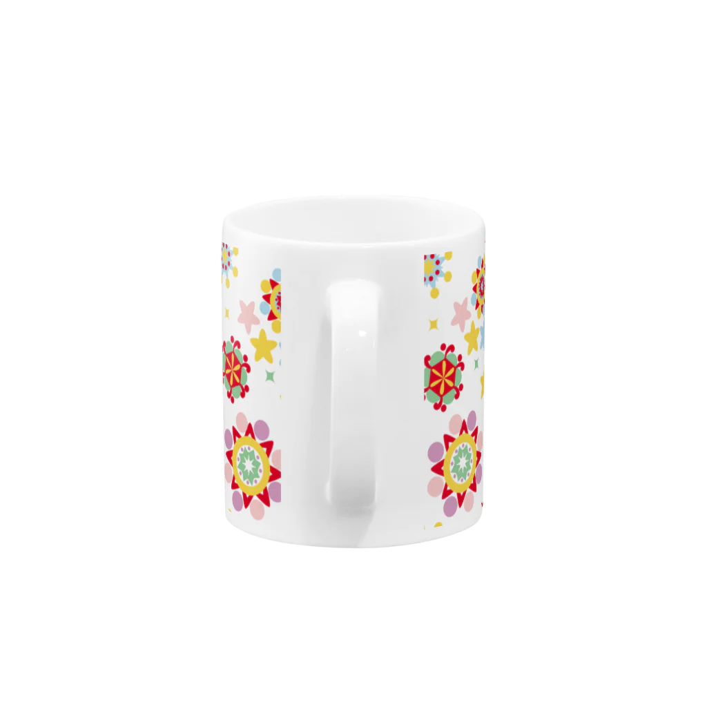 dandyism-neco.com goodsの万華鏡柄マグカップ Mug :handle