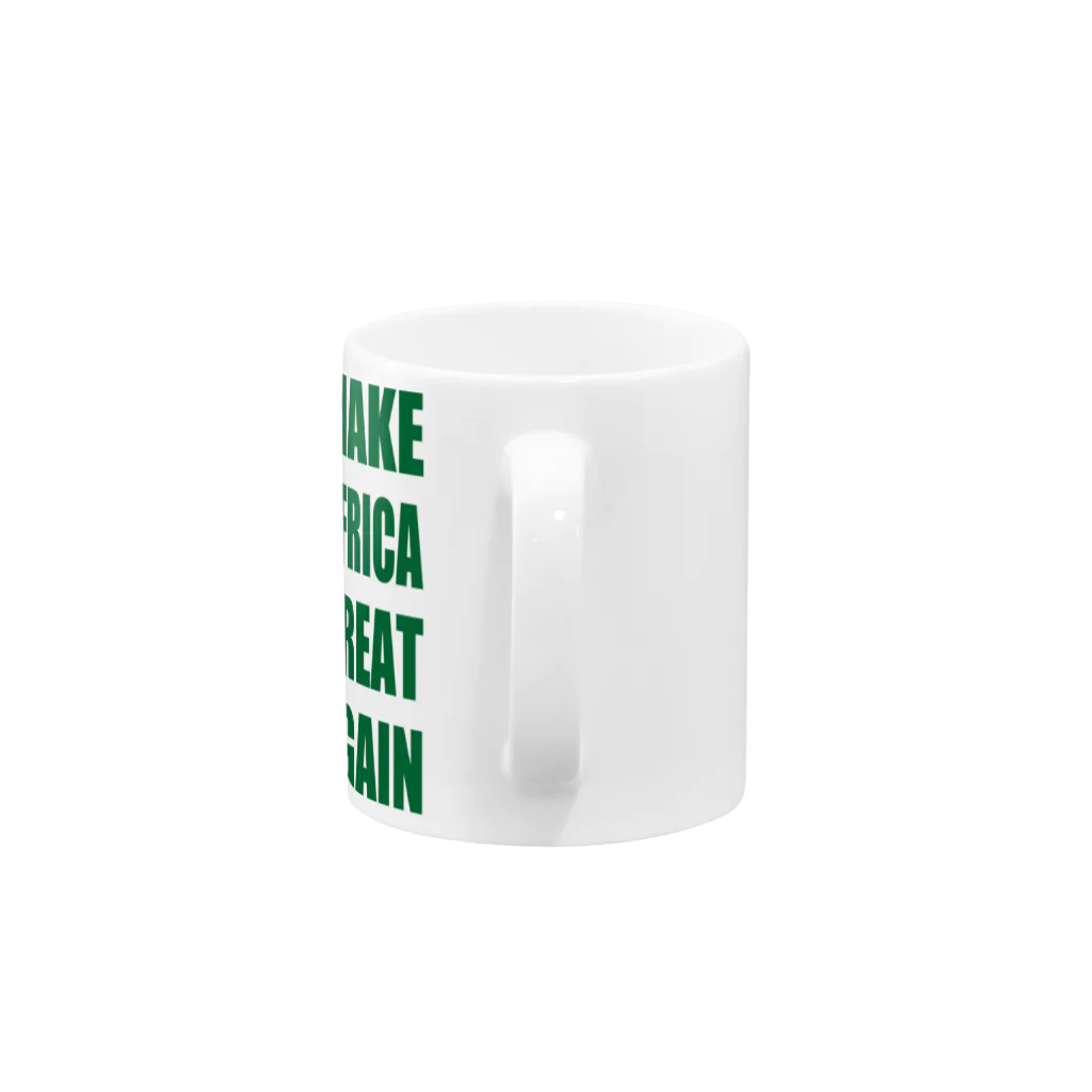 キャプテン☆アフリカのシークレットベース（秘密基地）のMAKE AFRICA GREAT AGAIN Mug :handle