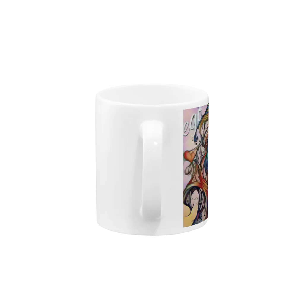 Golem オリジナル アートグッズ店のチャンスの女神  Mug :handle