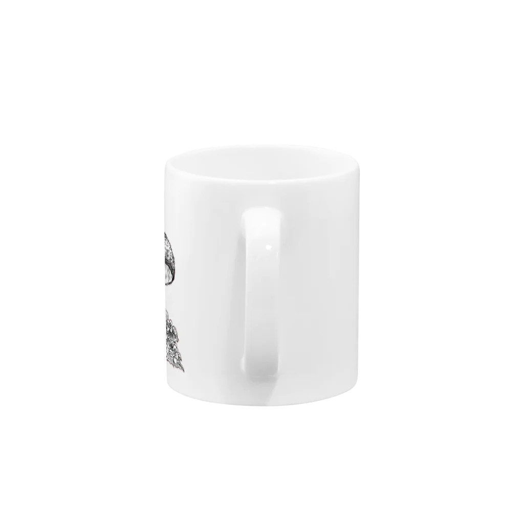 dot comのきのこ Mug :handle