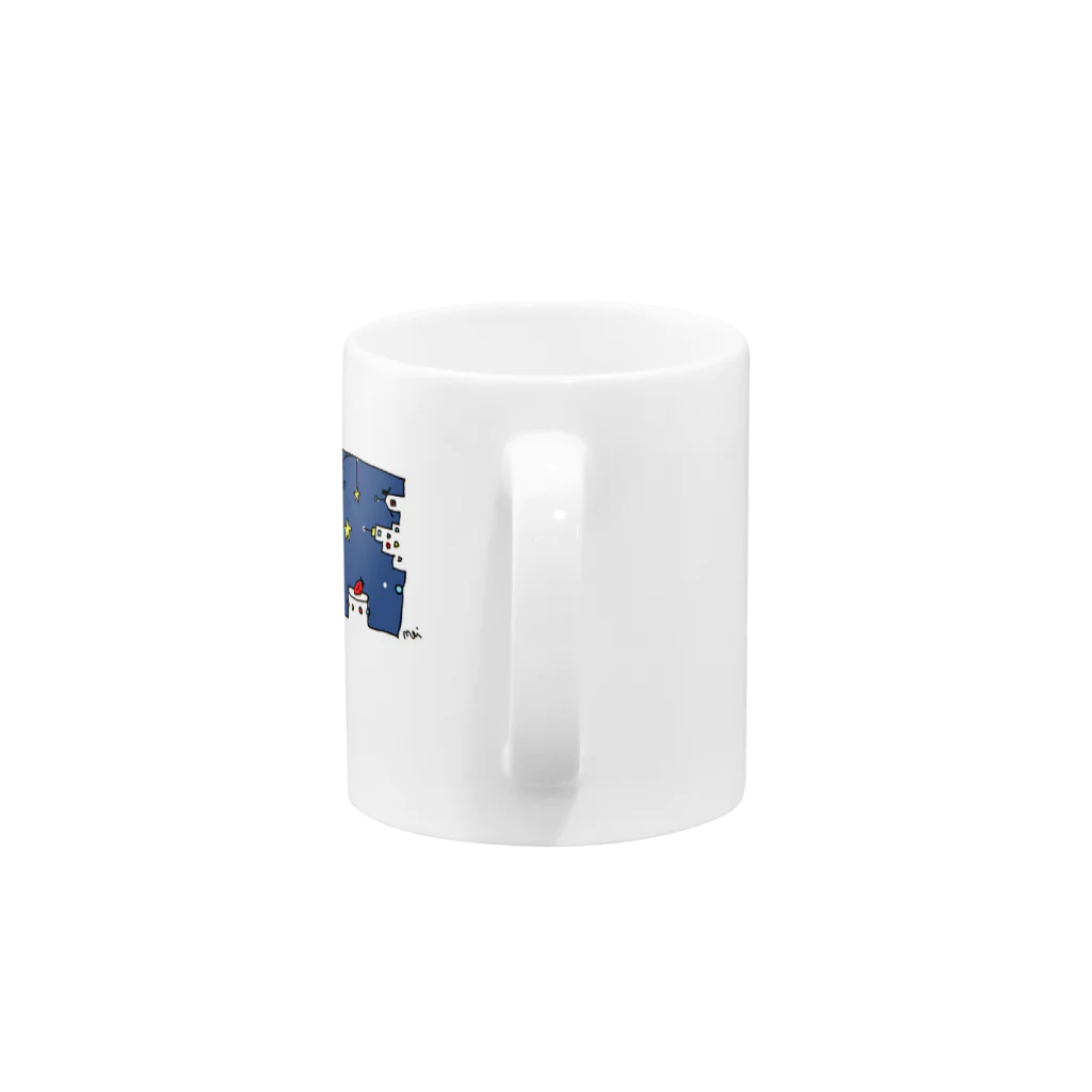 イザワメイのオンラインショップの夜空くん Mug :handle