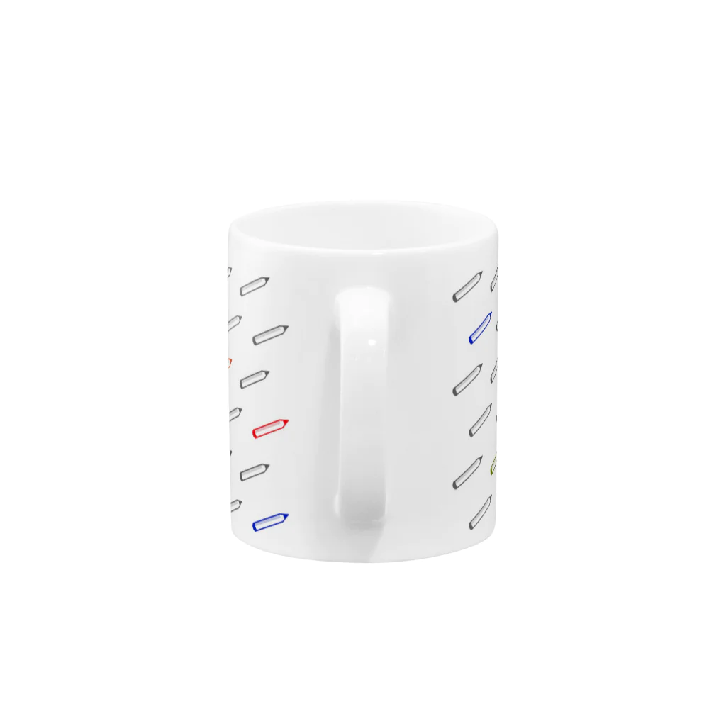 リカのPencil Mug :handle