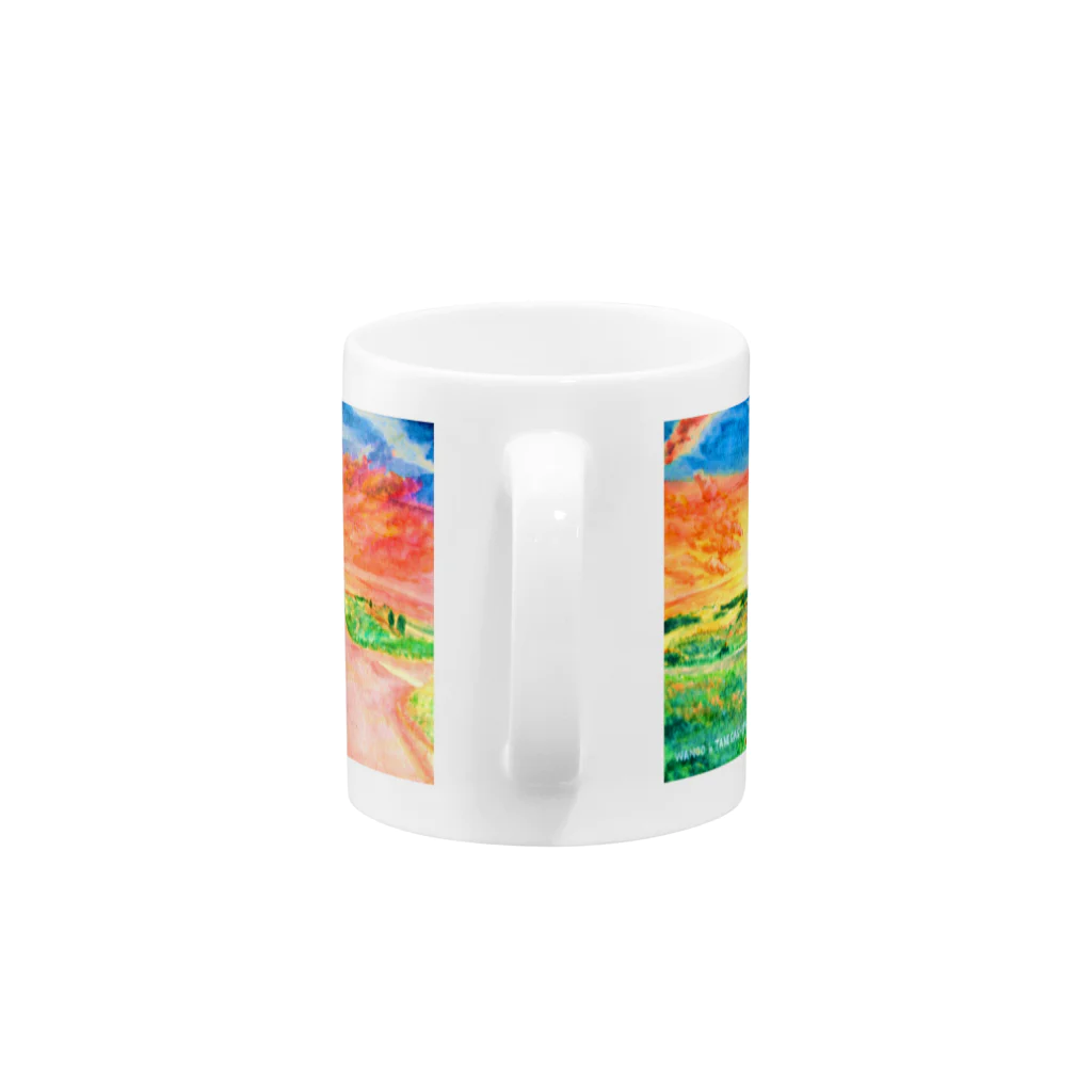 Miluteartの島の夕日 Mug :handle