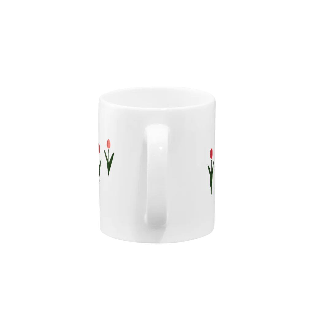 ▷            chiroruの🌷 tulip mug Mug :handle