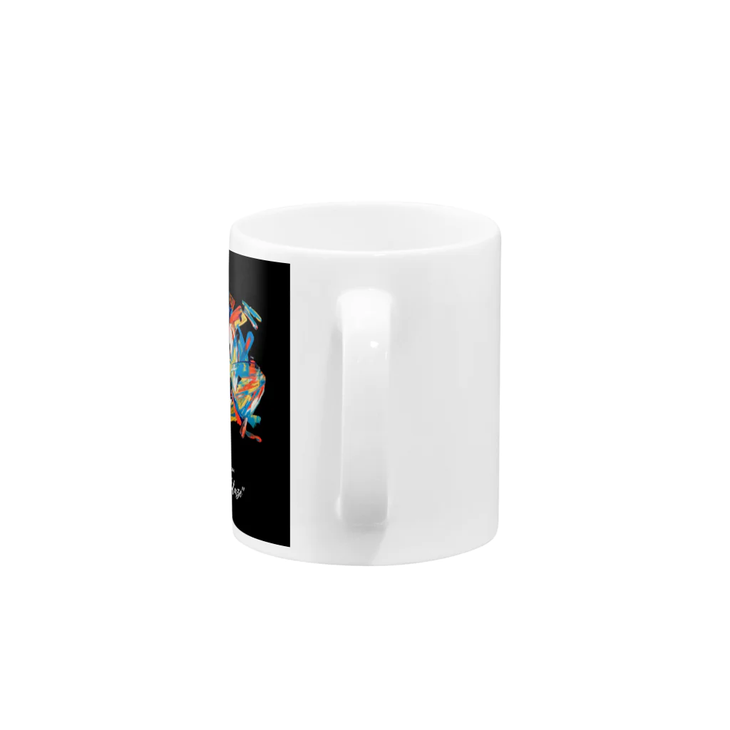 AbstractismjapanのDreams Ablaze "夢の炎" Mug :handle