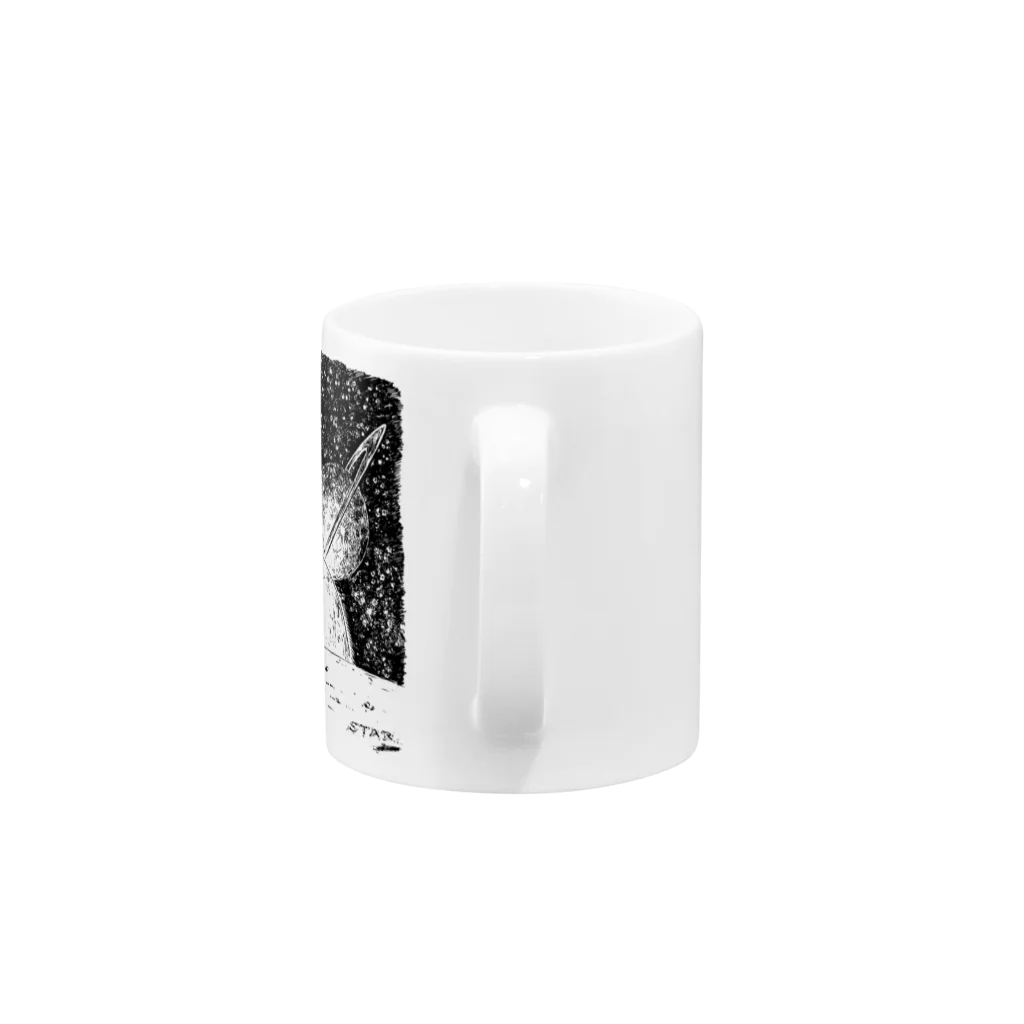 hearthead82のスペースジャーニー Mug :handle