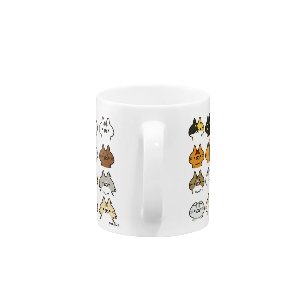 もじじのねこばかり Mug :handle