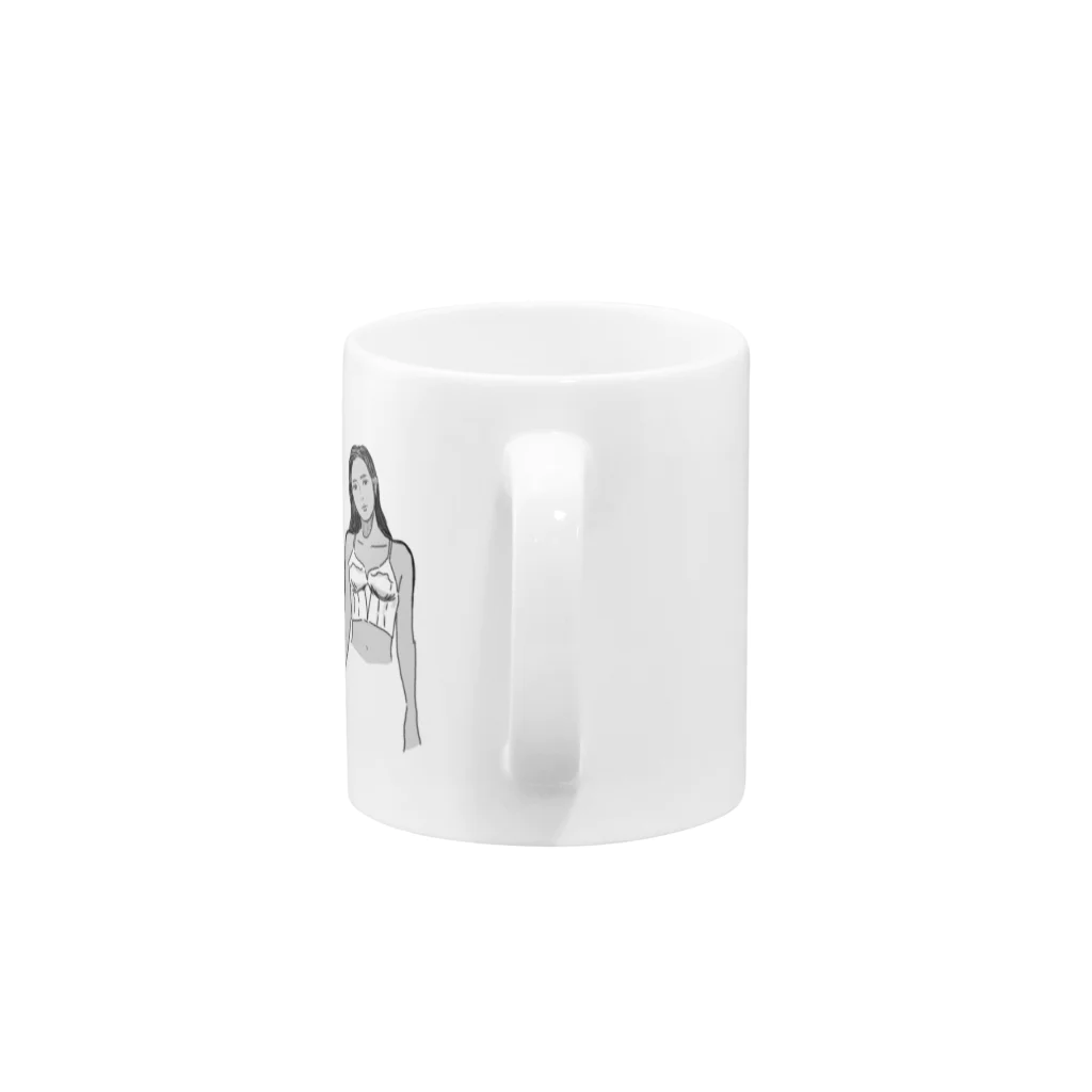 momo sasanoiのswim wear Mug :handle