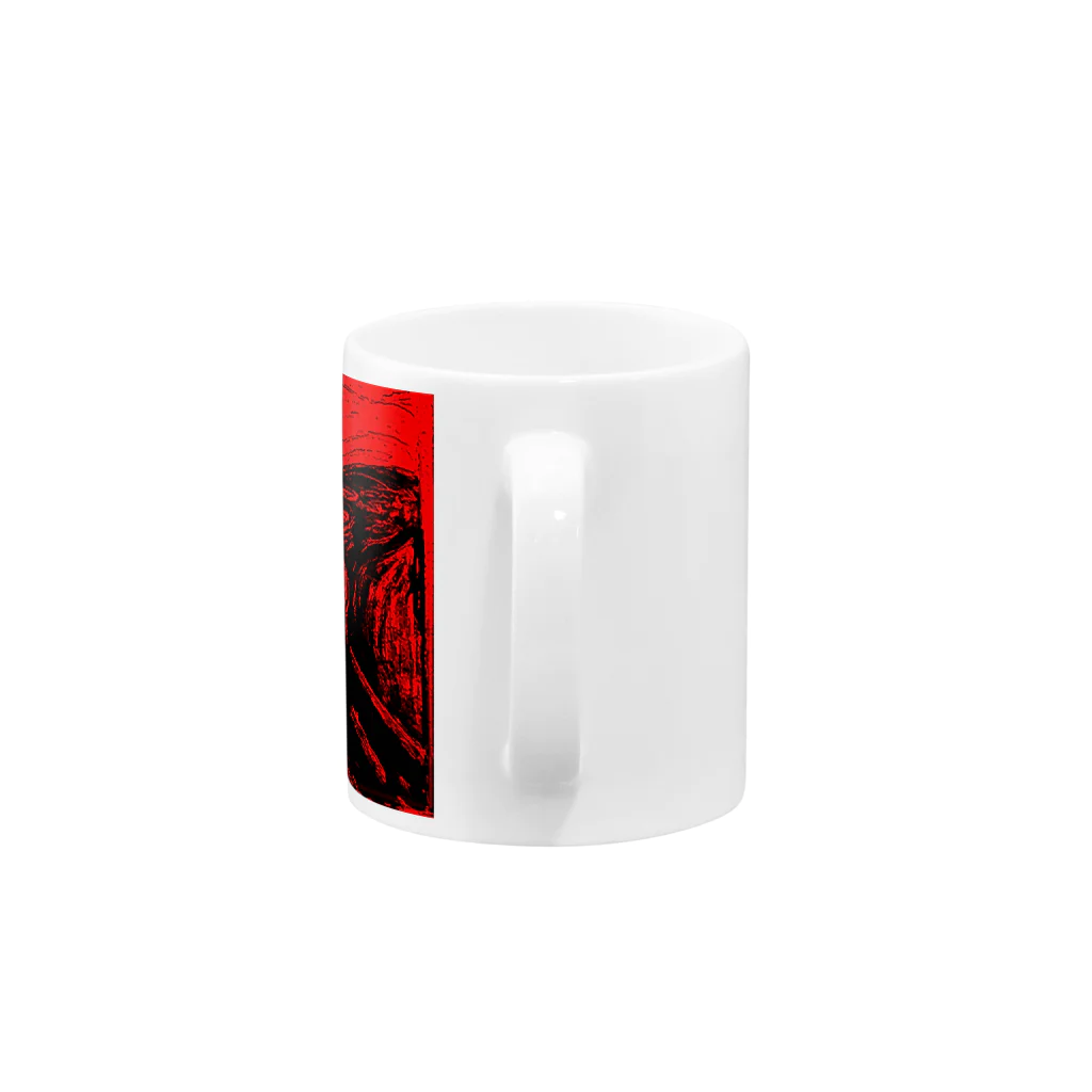 Ａ’ｚｗｏｒｋＳのアカイサケビ Mug :handle