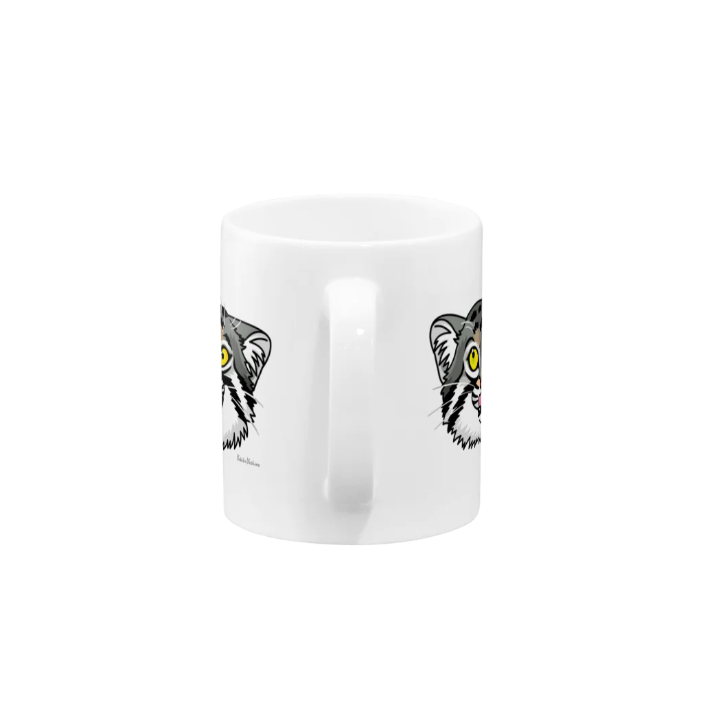 MUSEUM LAB SHOP MITのManul＊マヌルネコマグカップ Mug :handle
