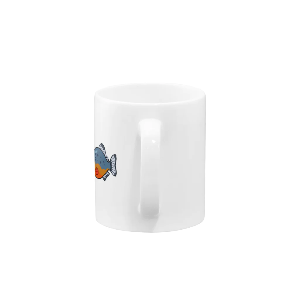 キノコ（HUTAGOのピラニア_マグカップ Mug :handle